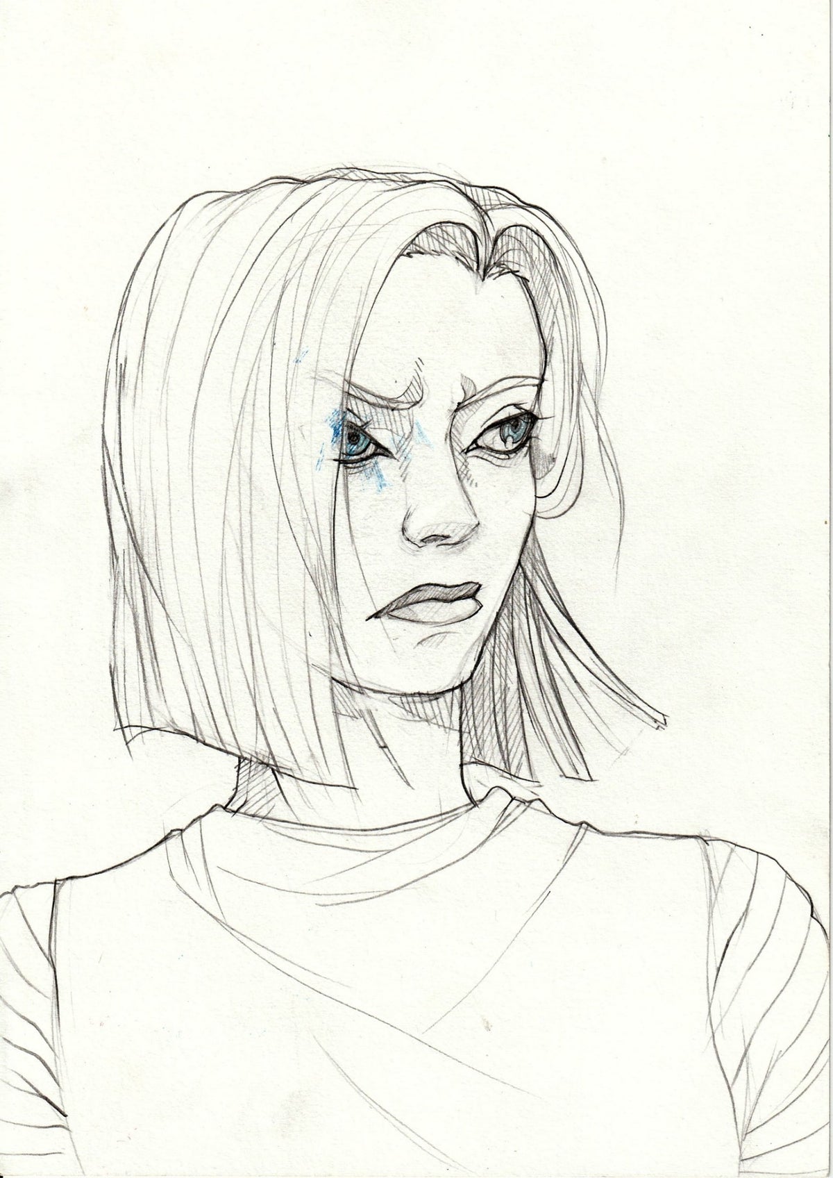 Sketch- Android 18 in my style